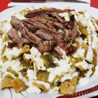 Chilaquiles with Carne Asada