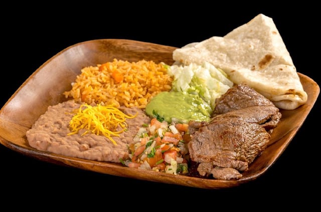 Tuesday Special Carne Asada Plate.