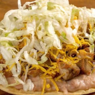 Pollo Asado Tostada