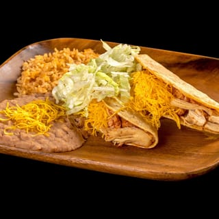 #10 Two Chicken Tacos Plate