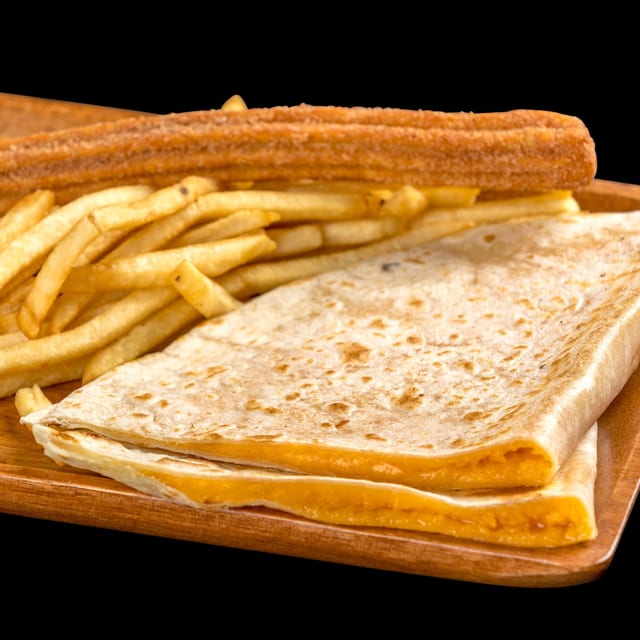 Kids Jr. Cheese Quesadilla.