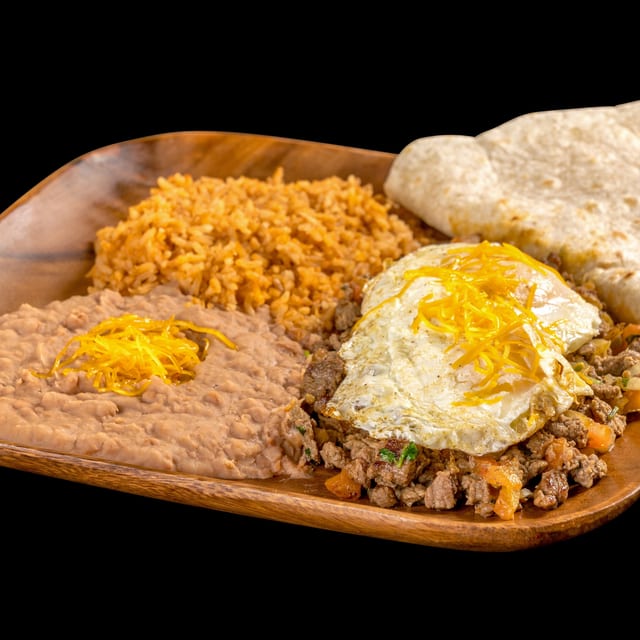 Steak Ranchero Platter.