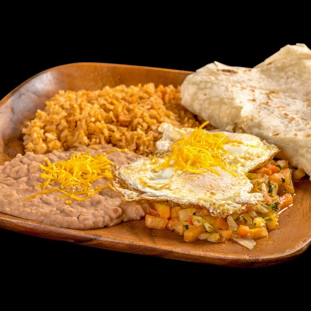 Huevos Rancheros Platter.