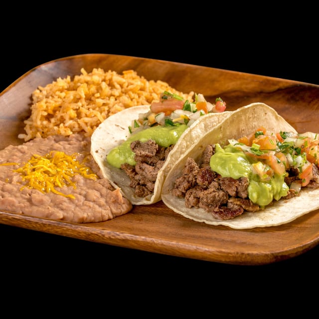 #18 Two Carne Asada Tacos.