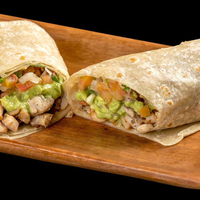 Pollo Asado Burrito.