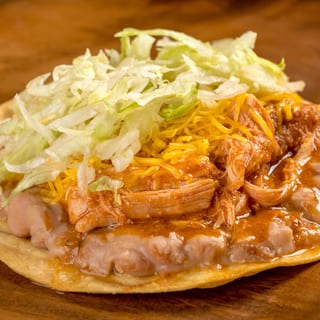 Spicy Chicken Tostada